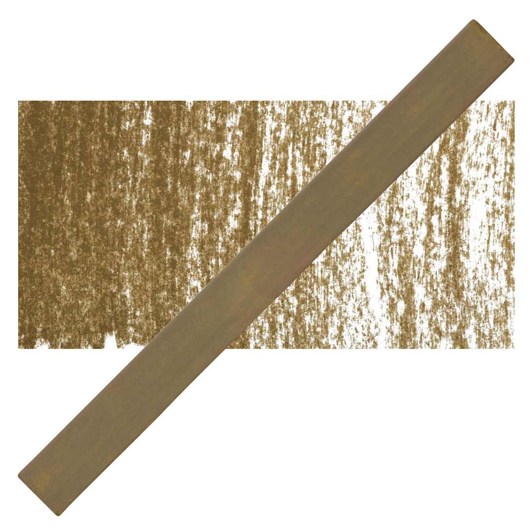 Open in modal - Cretacolor Pastel Carre Hard Pastel - Olive Brown pastel and swatch