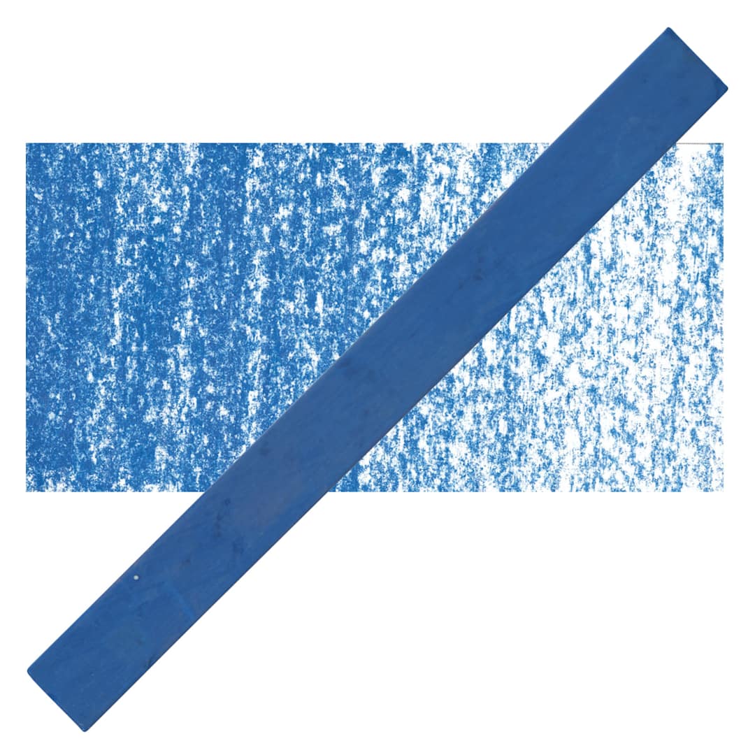 Open in modal - Cretacolor Pastel Carre Hard Pastel - Prussian Blue pastel and swatch