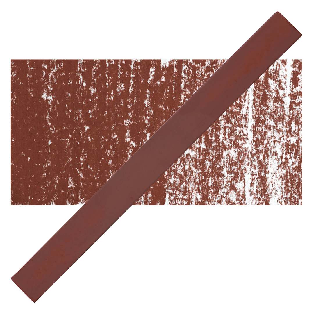 Open in modal - Cretacolor Pastel Carre Hard Pastel - Sanguine Dark pastel and swatch