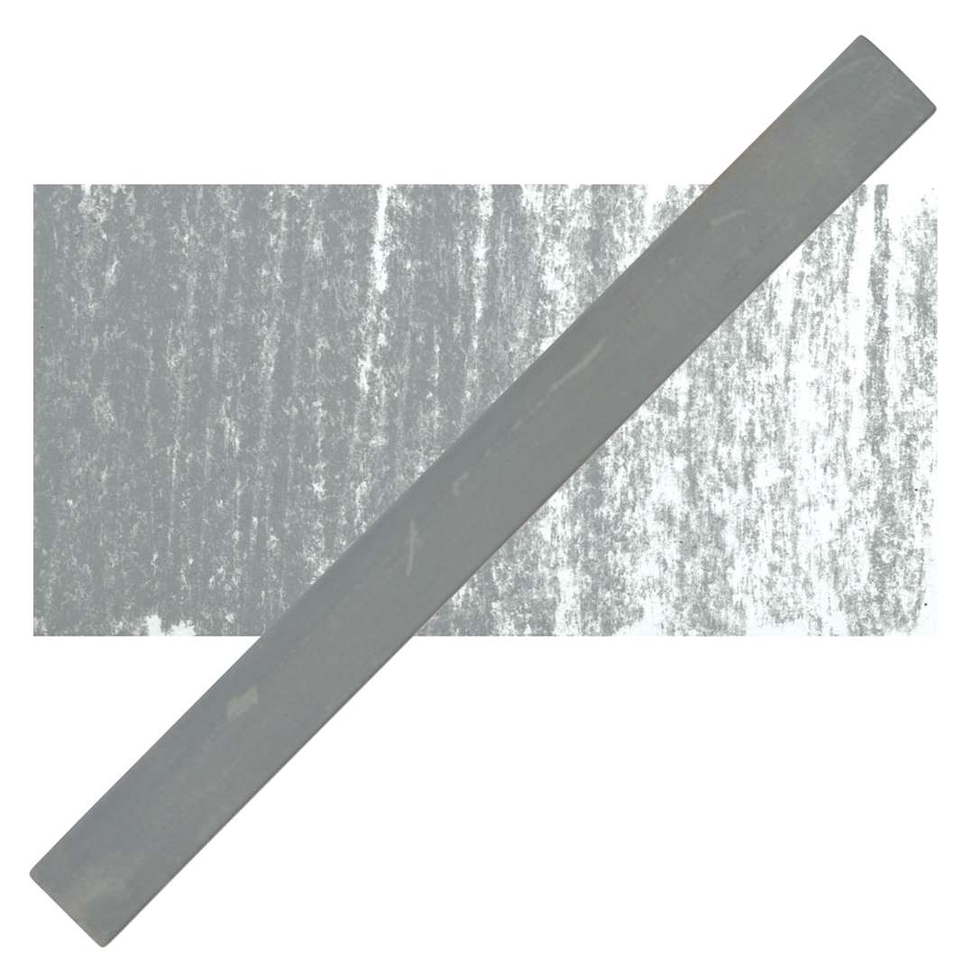 Open in modal - Cretacolor Pastel Carre Hard Pastel - Silver Gray pastel and swatch