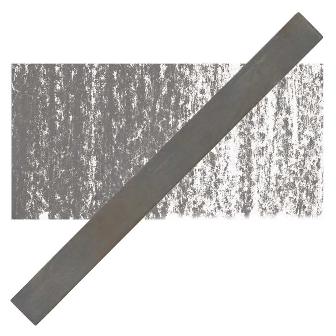 Open in modal - Cretacolor Pastel Carre Hard Pastel - Smoke Gray pastel and swatch