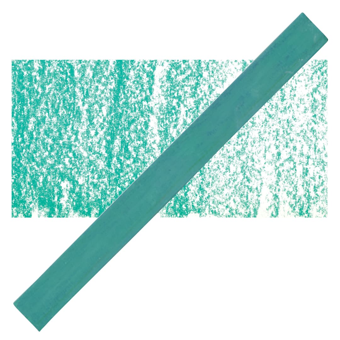 Open in modal - Cretacolor Pastel Carre Hard Pastel - Turquoise Dark pastel and swatch