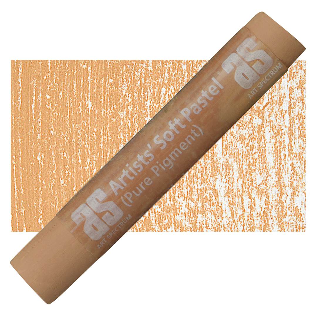 Open in modal - Art Spectrum Artists' Soft Pastel - Burnt Umber 552T pastel and swatch
