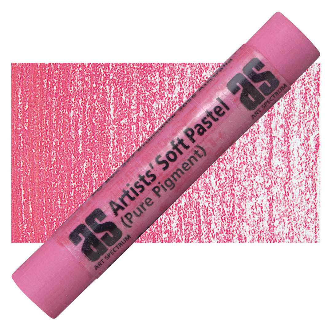 Open in modal - Art Spectrum Artists' Soft Pastel - Crimson 512T pastel and swatch