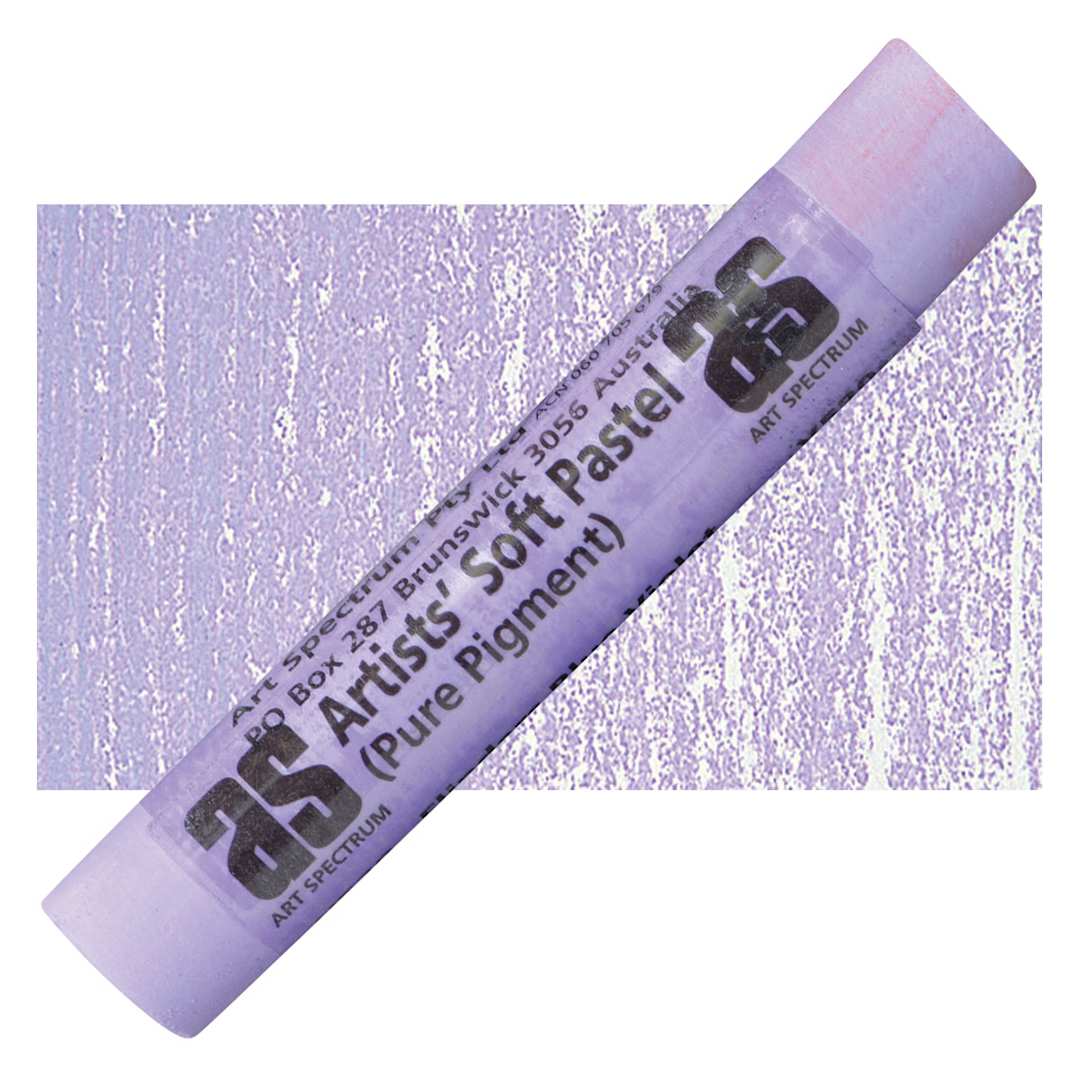 Open in modal - Art Spectrum Artists' Soft Pastel - Flinders Blue Violet 520V pastel and swatch
