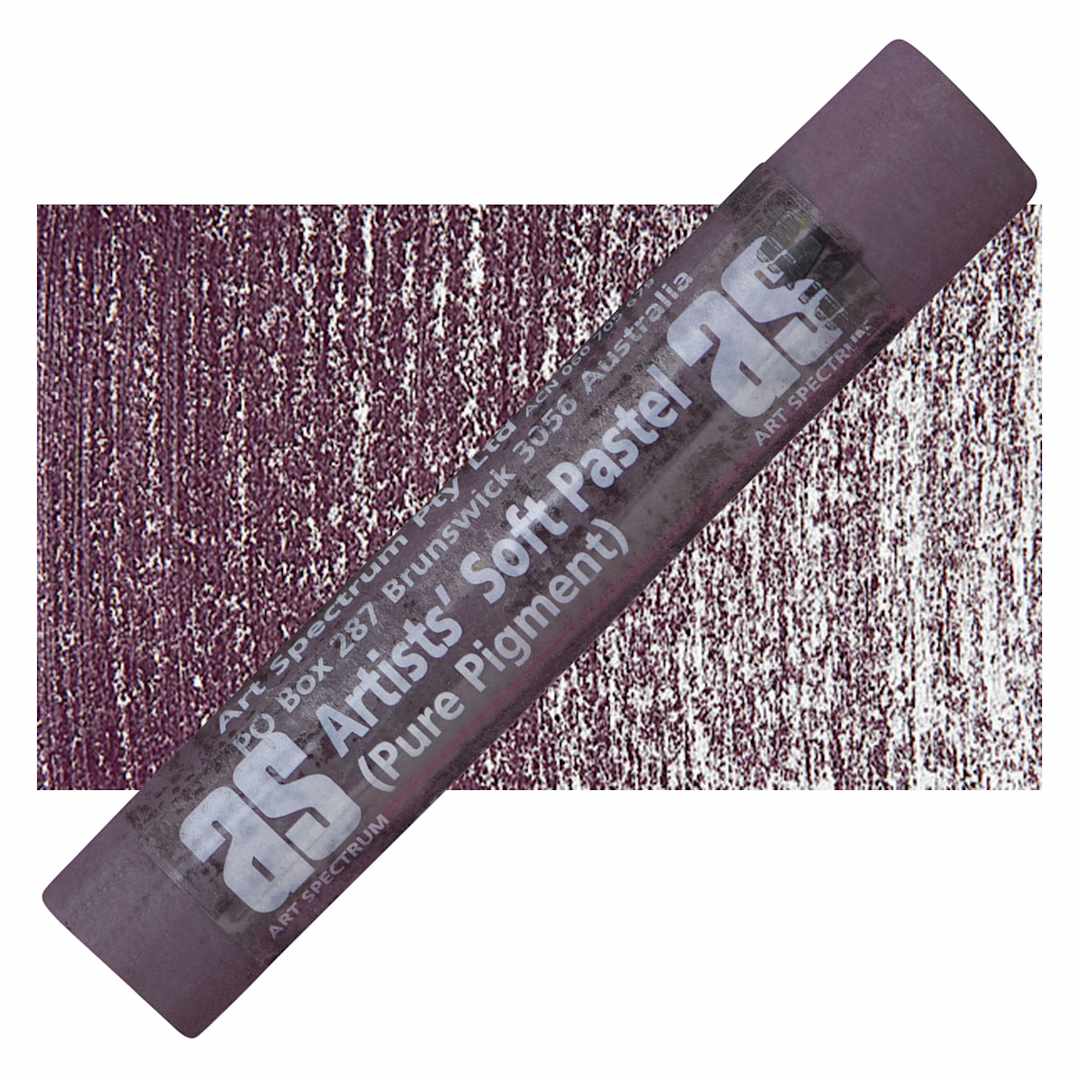 Open in modal - Art Spectrum Artists' Soft Pastel - Flinders Red Violet 517D pastel and swatch