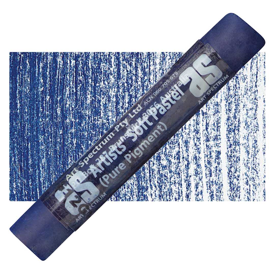 Open in modal - Art Spectrum Artists' Soft Pastel - Indigo 534P pastel and swatch