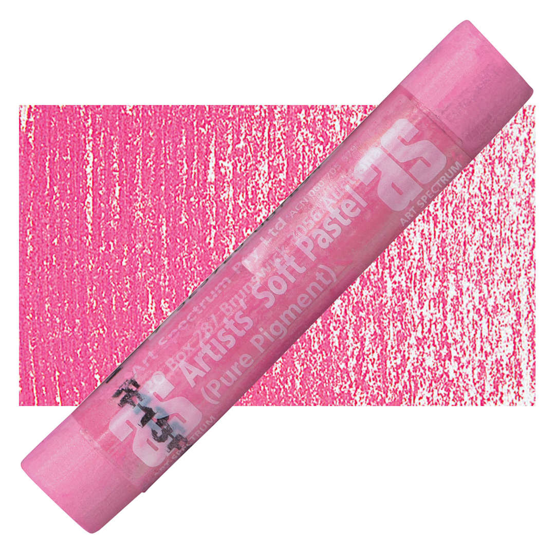 Open in modal - Art Spectrum Artists' Soft Pastel - Permanent Rose 514T pastel and swatch