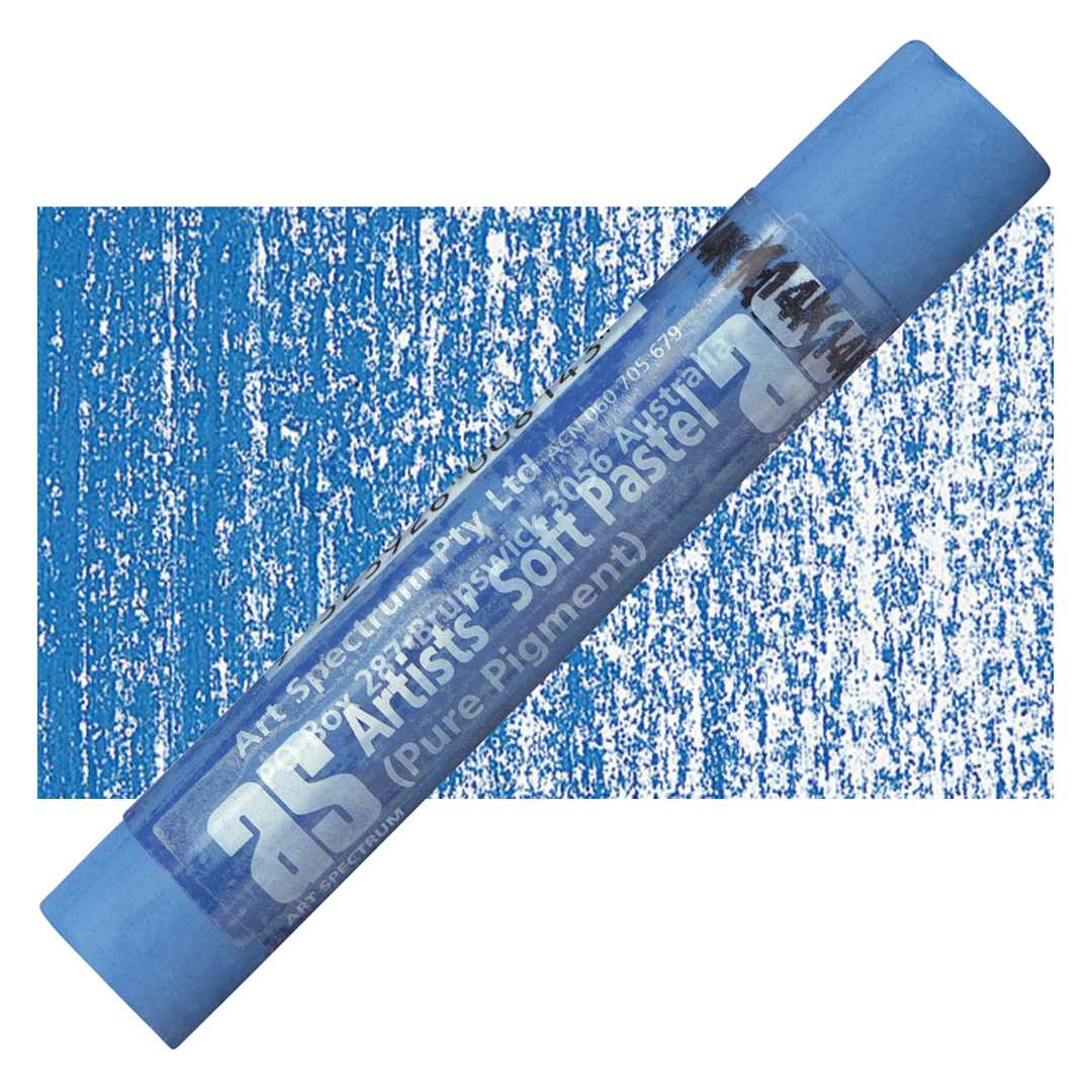Open in modal - Art Spectrum Artists' Soft Pastel - Prussian Blue 528T pastel and swatch
