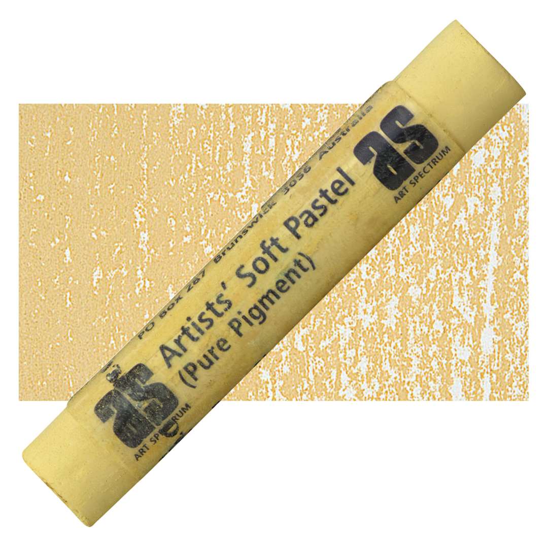 Open in modal - Art Spectrum Artists' Soft Pastel - Raw Sienna 544T pastel and swatch