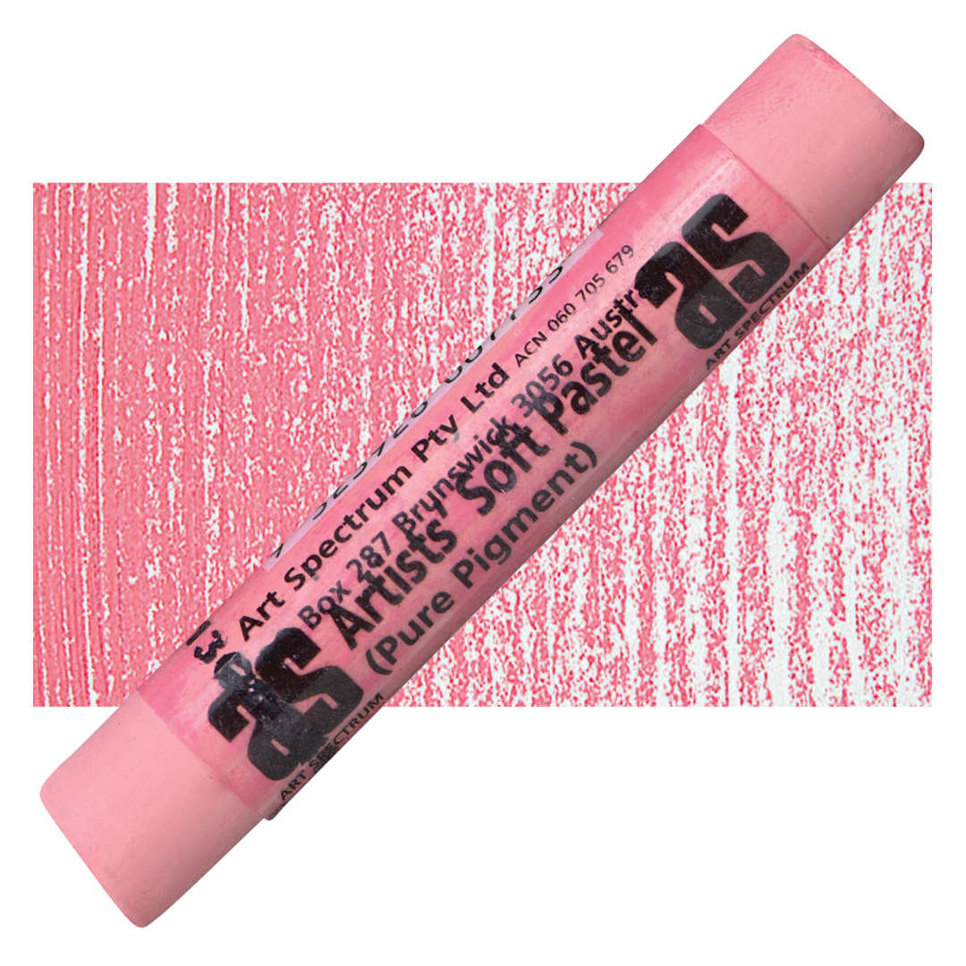 Open in modal - Art Spectrum Artists' Soft Pastel - Spectrum Red 508V pastel and swatch