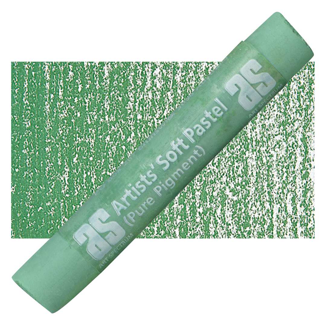 Open in modal - Art Spectrum Artists' Soft Pastel - Terre Verte 560T pastel and swatch