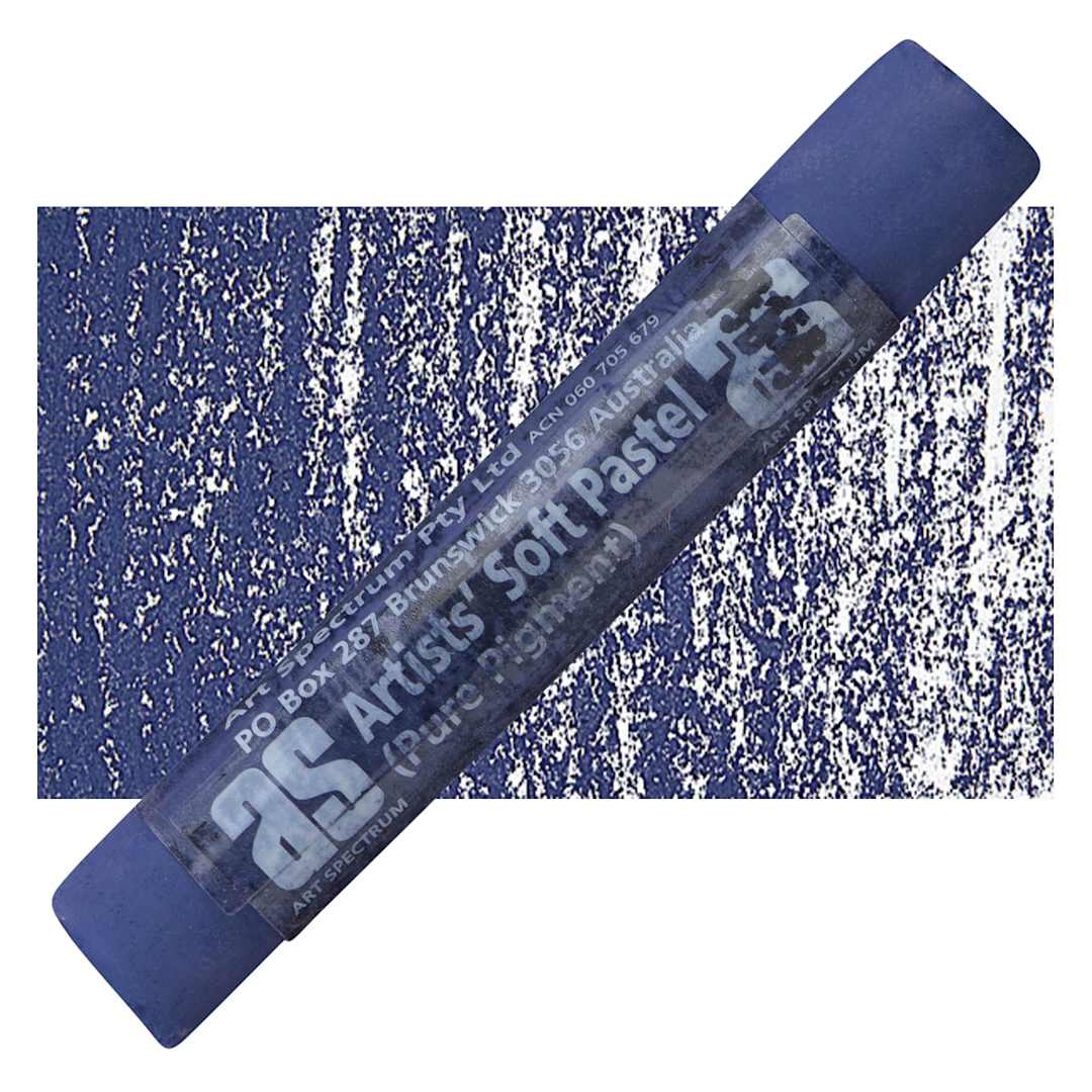 Open in modal - Art Spectrum Artists' Soft Pastel - Ultramarine Blue 526N pastel and swatch