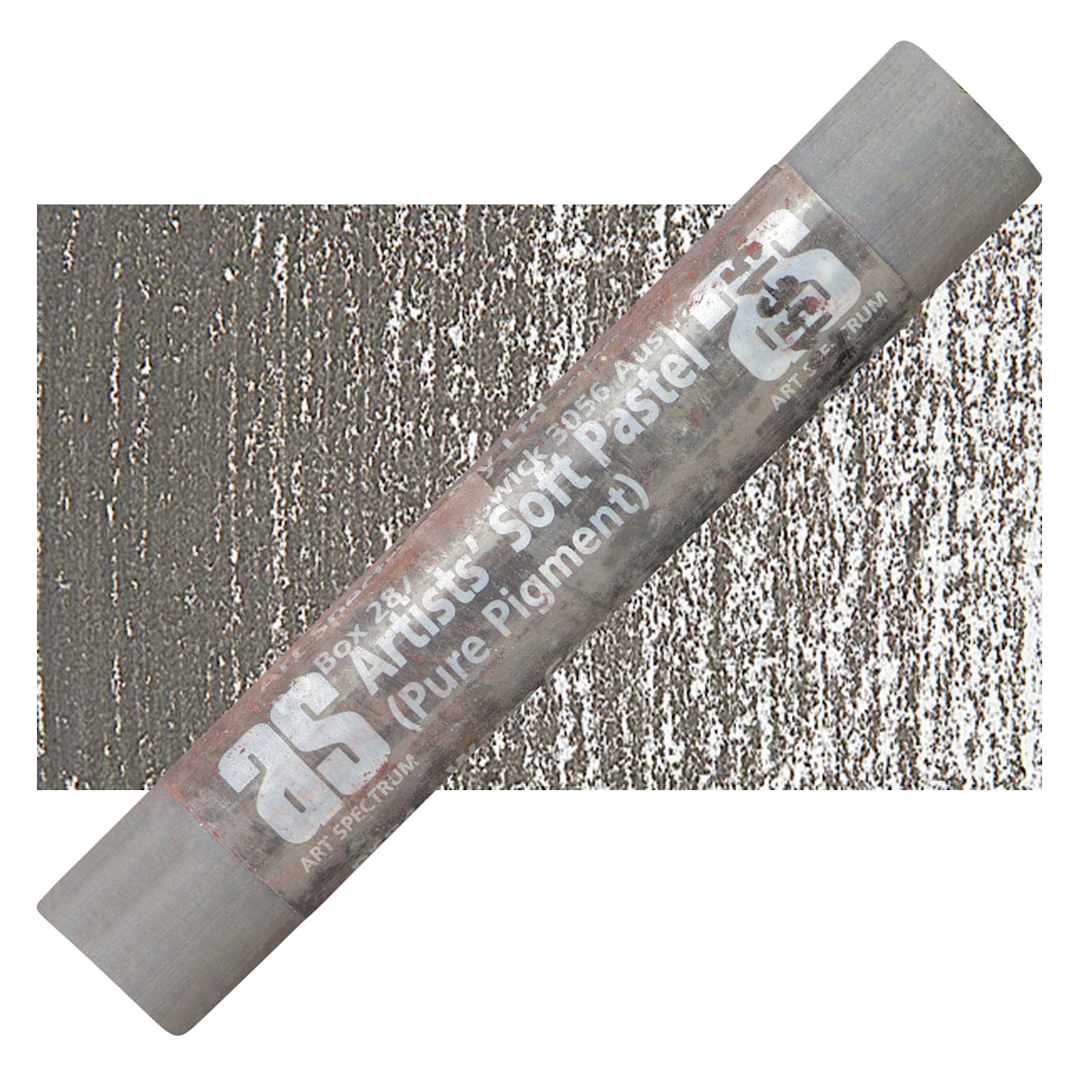 Open in modal - Art Spectrum Artists' Soft Pastel - Warm Gray 584P pastel and swatch