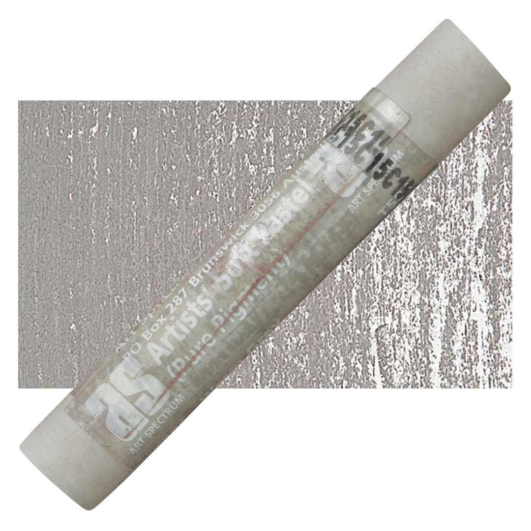 Open in modal - Art Spectrum Artists' Soft Pastel - Warm Gray 584T pastel and swatch