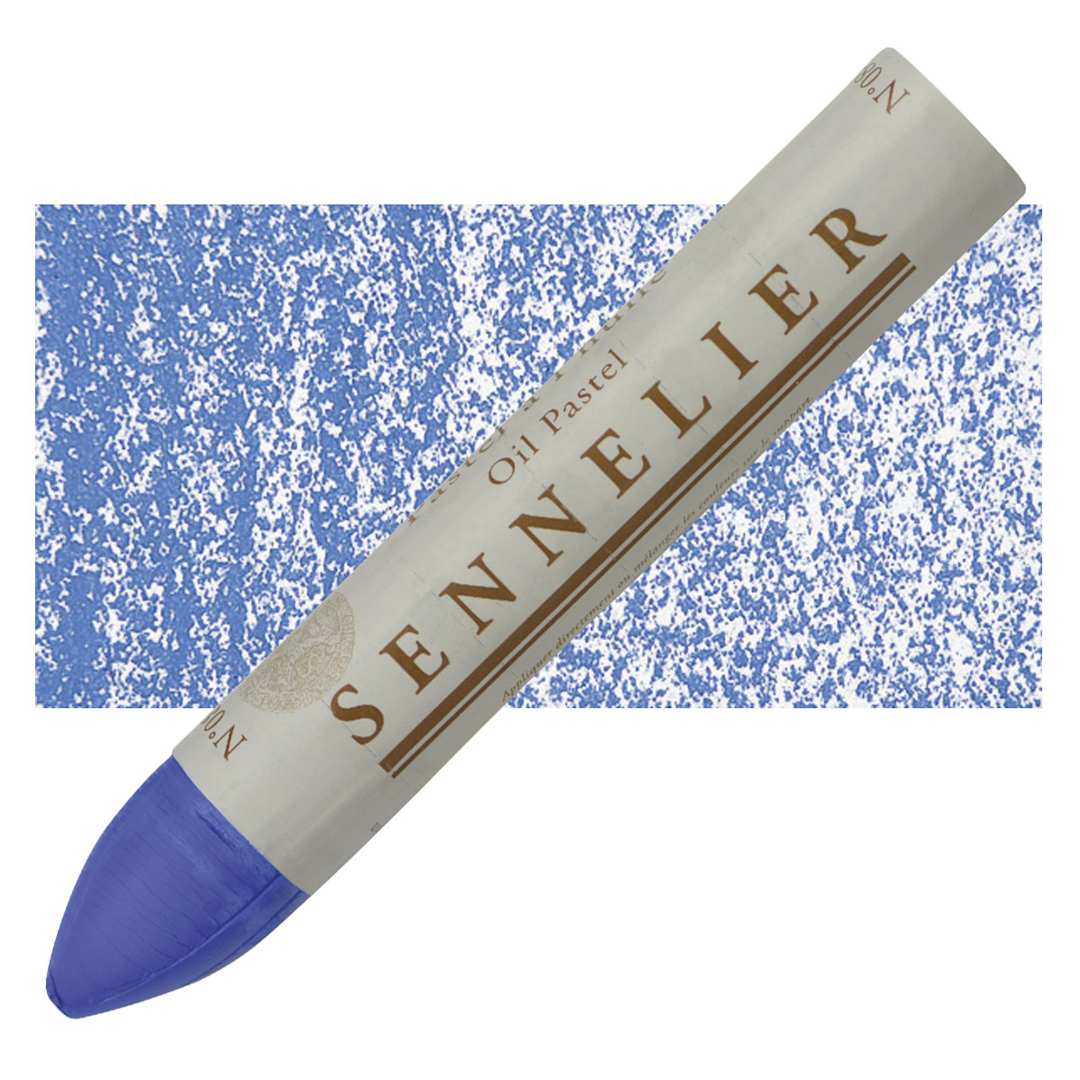 Open in modal - Sennelier Oil Pastel Grand - Blue Chromium Green oil pastel and swatch