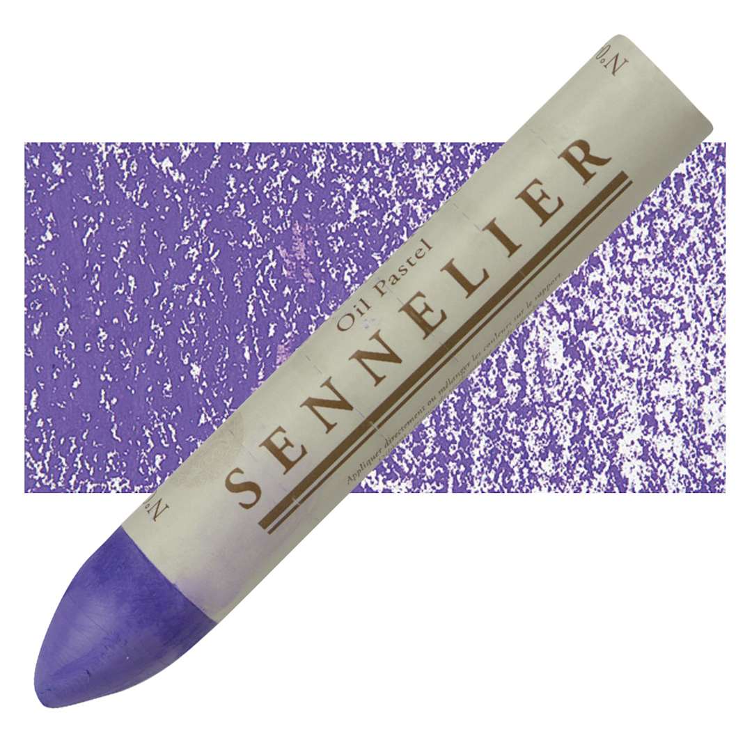 Open in modal - Sennelier Oil Pastel Grand - Blue Violet oil pastel and swatch