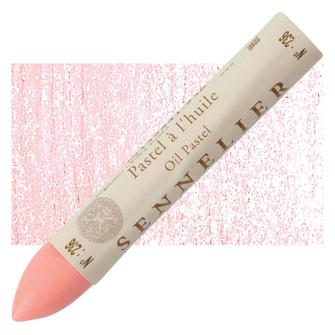Open in modal - Sennelier Oil Pastel Grand - Coral oil pastel and swatch