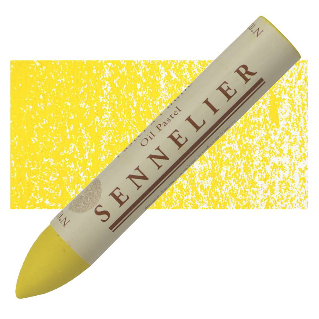 Open in modal - Sennelier Oil Pastel Grand - Gold Yellow oil pastel and swatch