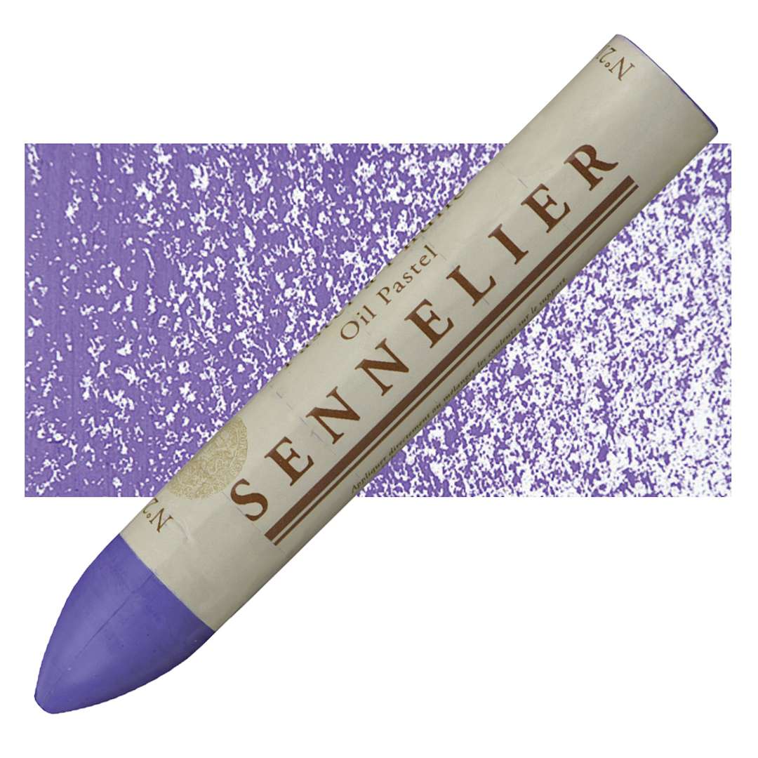 Open in modal - Sennelier Oil Pastel Grand - Parma Violet oil pastel and swatch