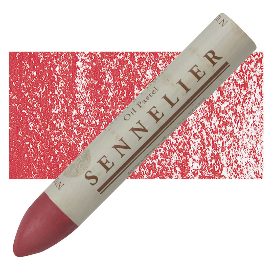 Open in modal - Sennelier Oil Pastel Grand - Pink oil pastel and swatch