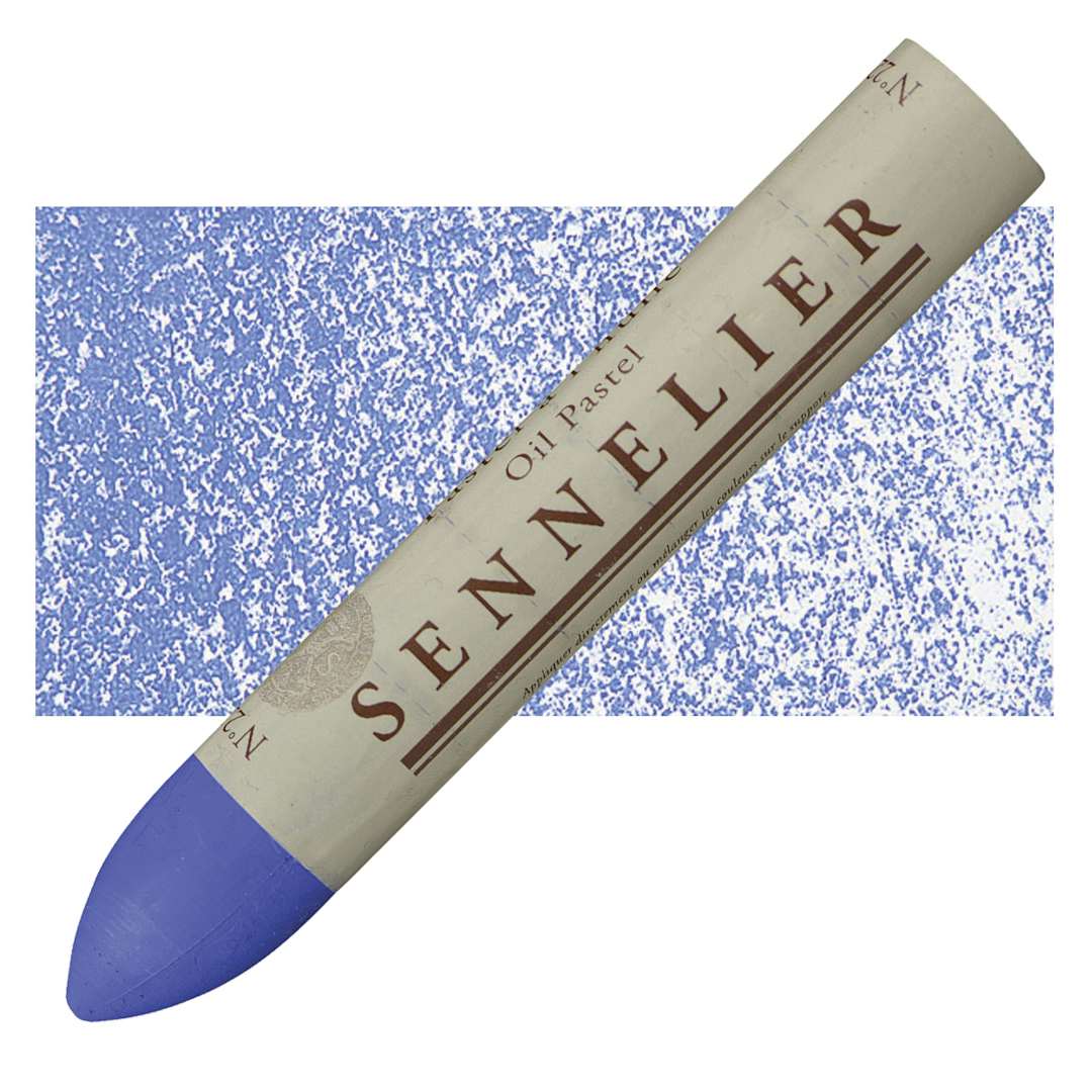 Open in modal - Sennelier Oil Pastel Grand - Royal Blue oil pastel and swatch