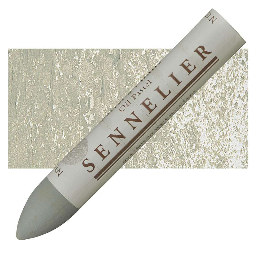 Open in modal - Sennelier Oil Pastel Grand - Yellow Gray oil pastel and swatch