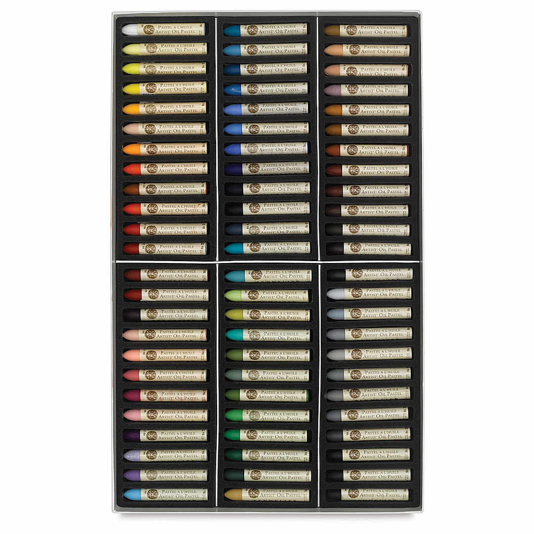 Open in modal - Sennelier Oil Pastel Set - Assorted Colors, Set of 72 (set contents)
