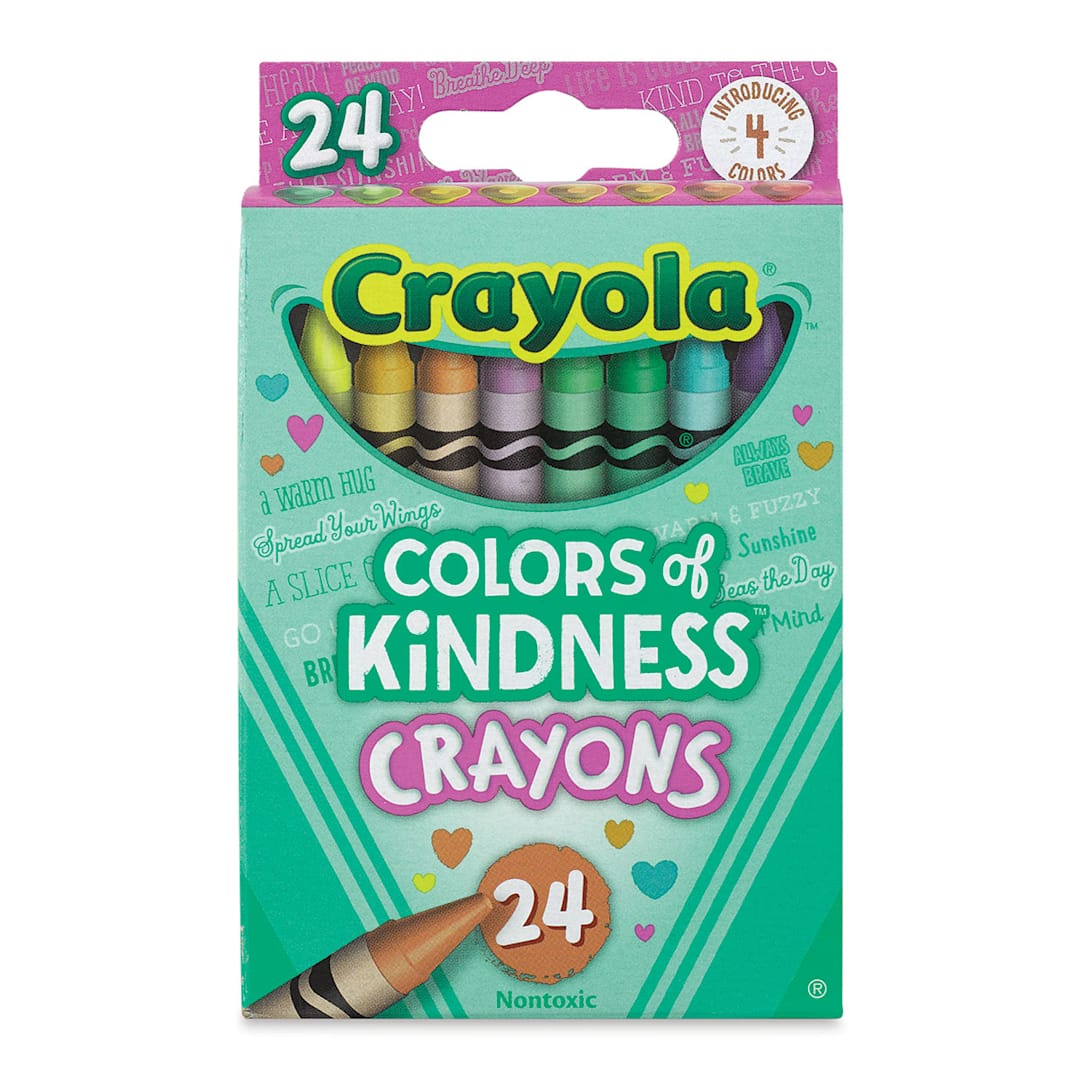 Open in modal - Crayola Crayons - Colors of Kindness, Set of 24