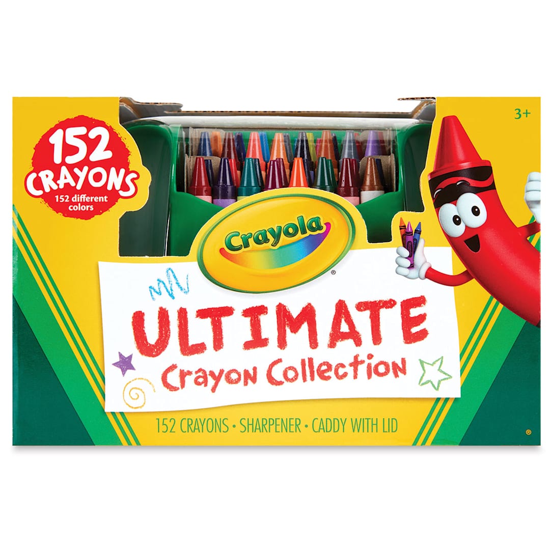 Open in modal - Crayola Crayons - Ultimate Collection, Set of 152, front of the packaging