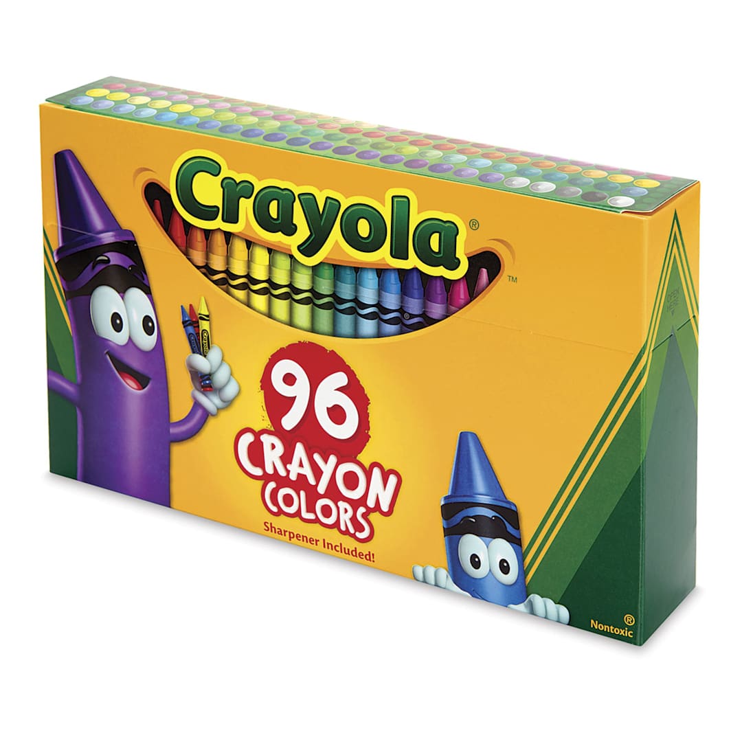 Open in modal - Crayola Crayons - Set of 96, front of the packaging