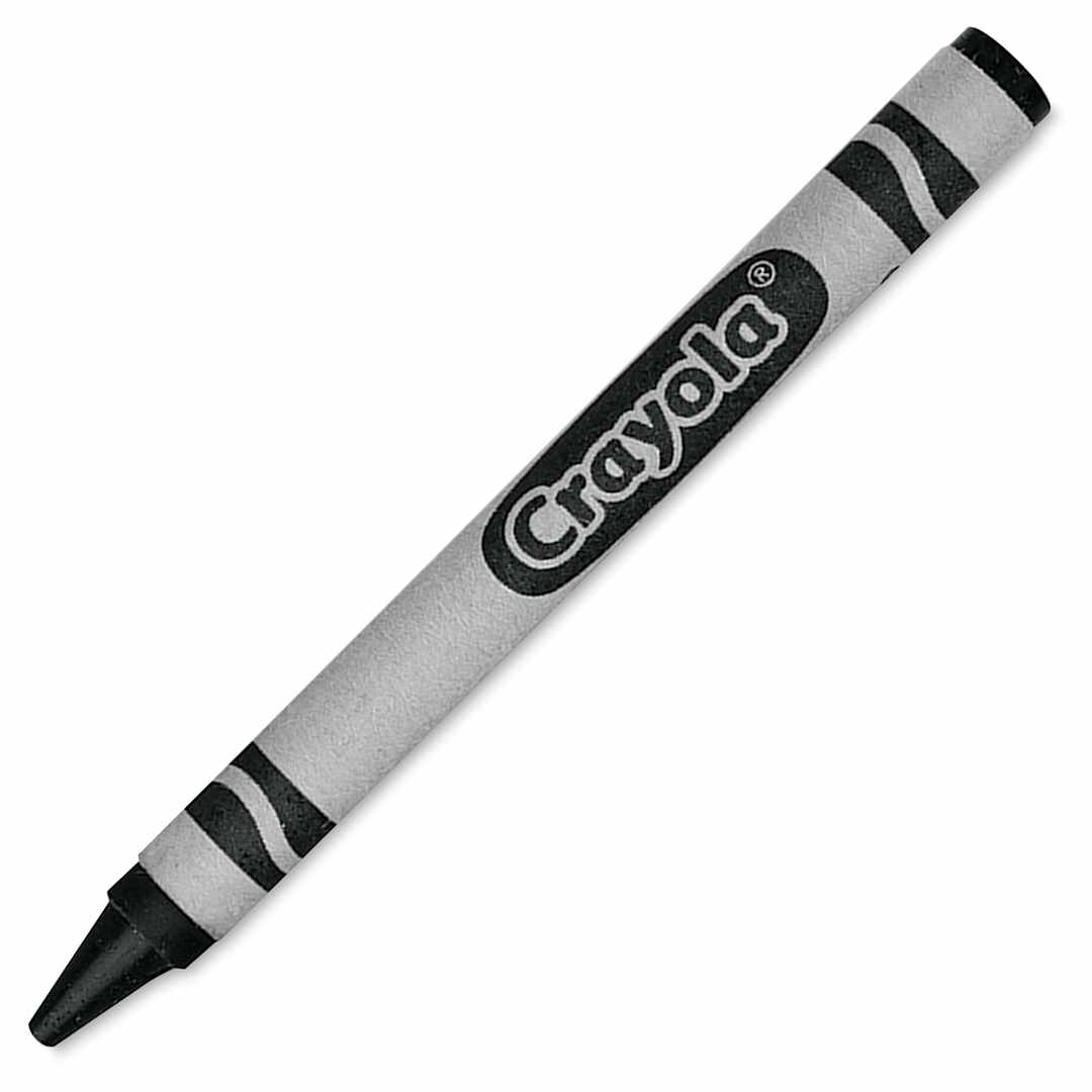 Open in modal - Crayola Crayons - Black, Box of 12