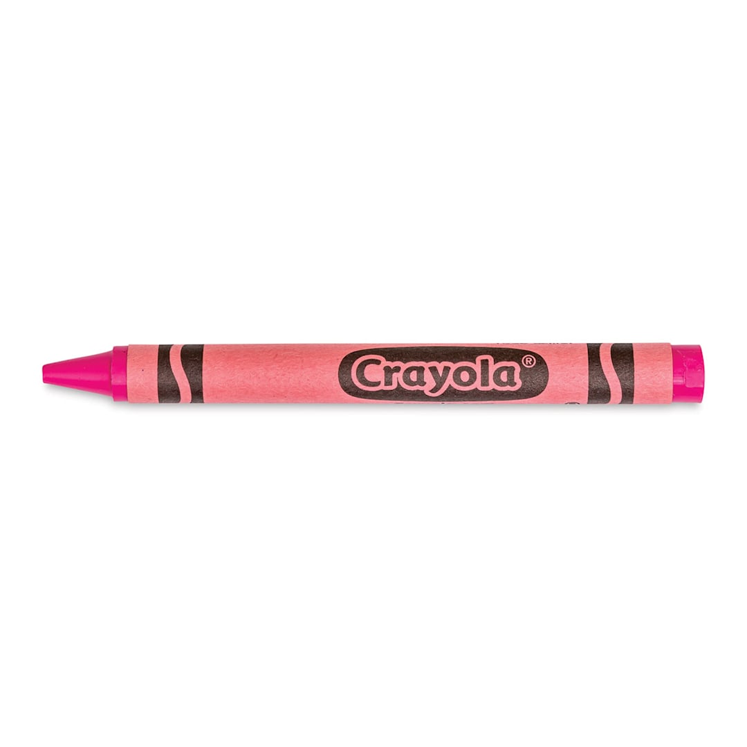 Open in modal - Crayola Crayons - Carnation Pink, single crayon