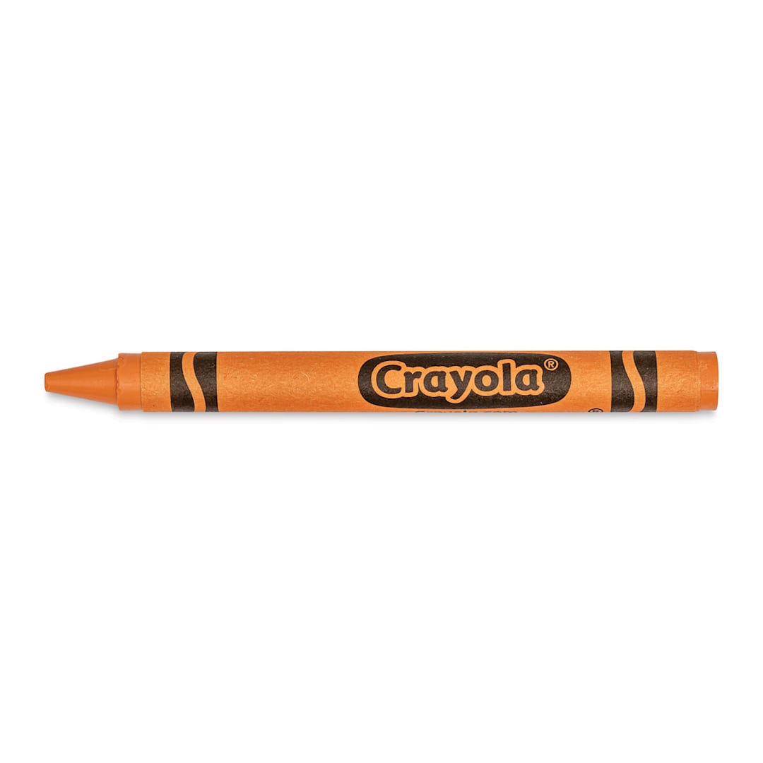 Open in modal - Crayola Crayons - Peach, single crayon