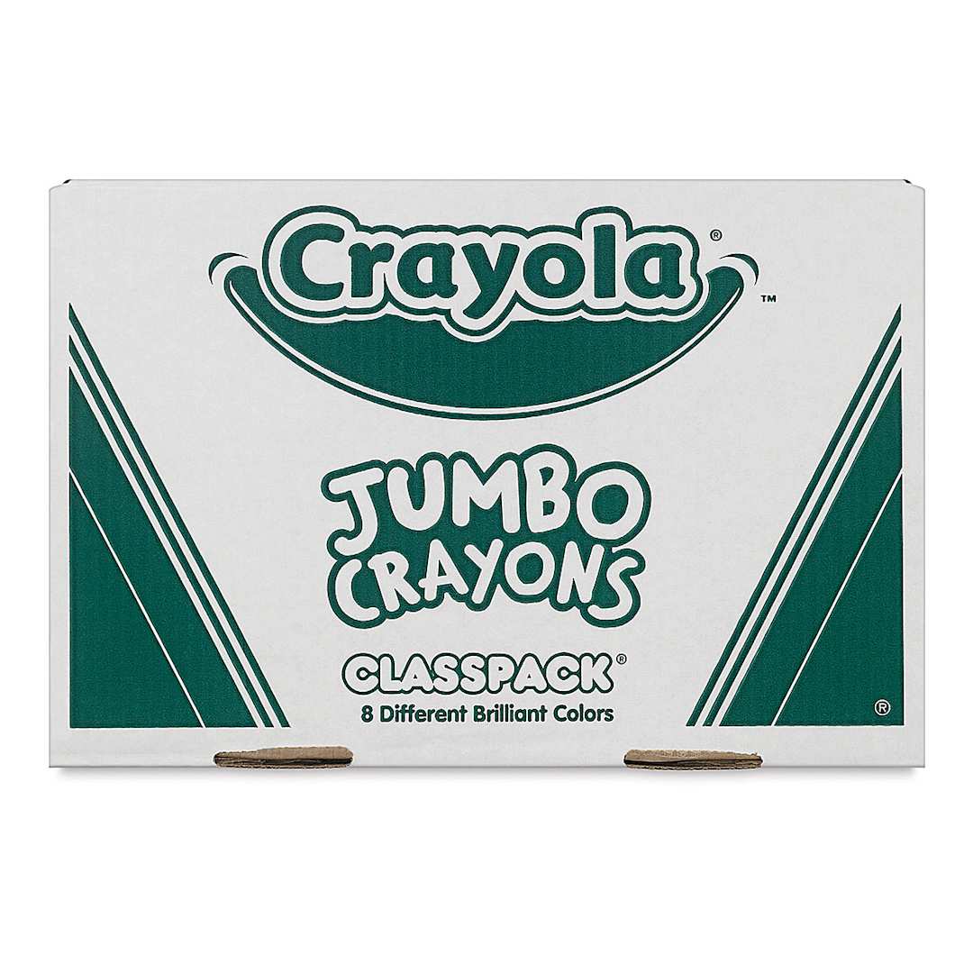 Open in modal - Crayola Jumbo Crayons Classpack - Pkg of 200, front of the packaging