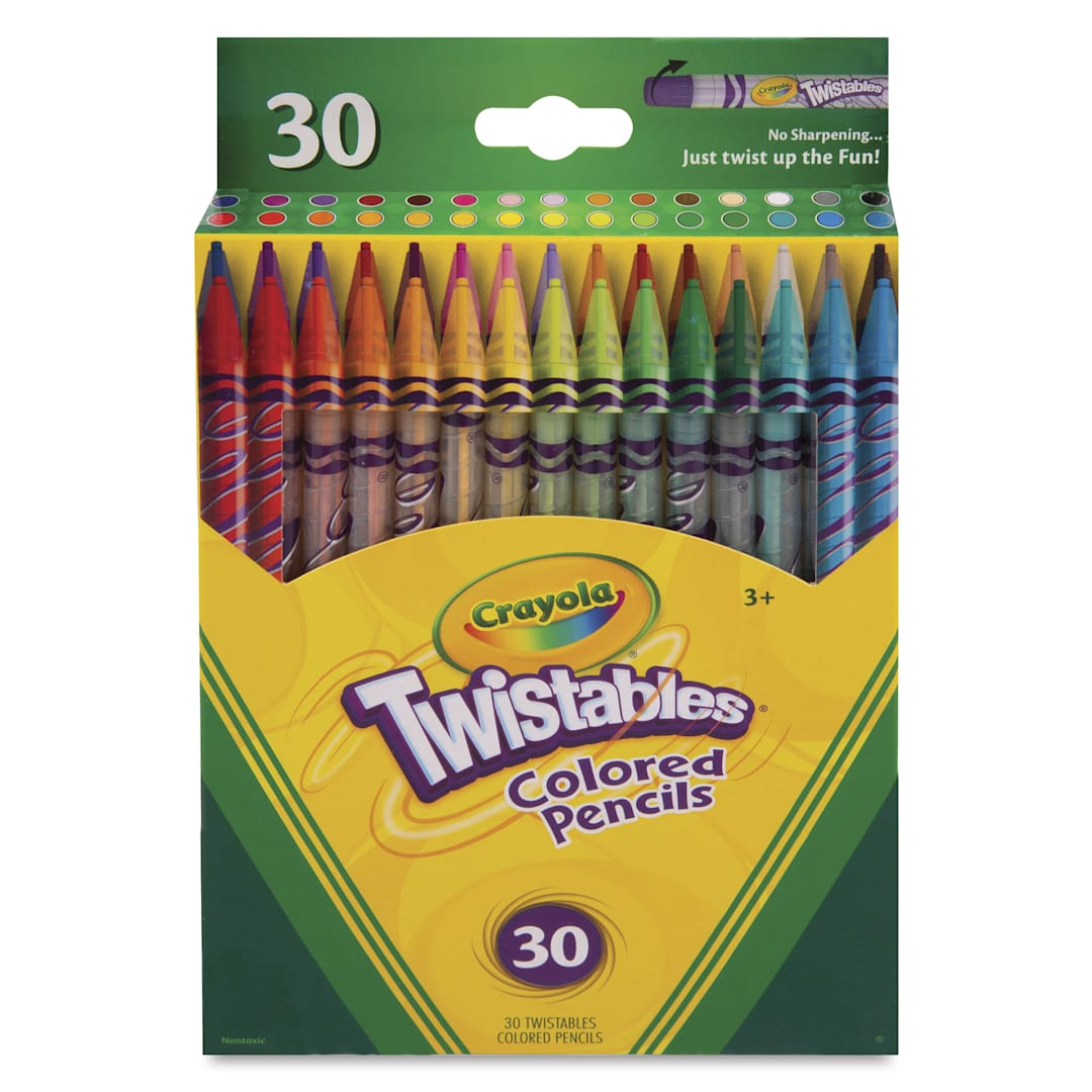 Open in modal - Crayola Twistables Colored Pencils - Set of 30, front of the packaging