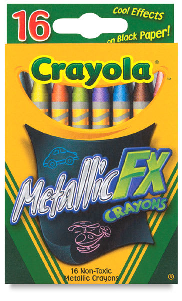 Open in modal - Metallic FX Crayons, Pkg of 16