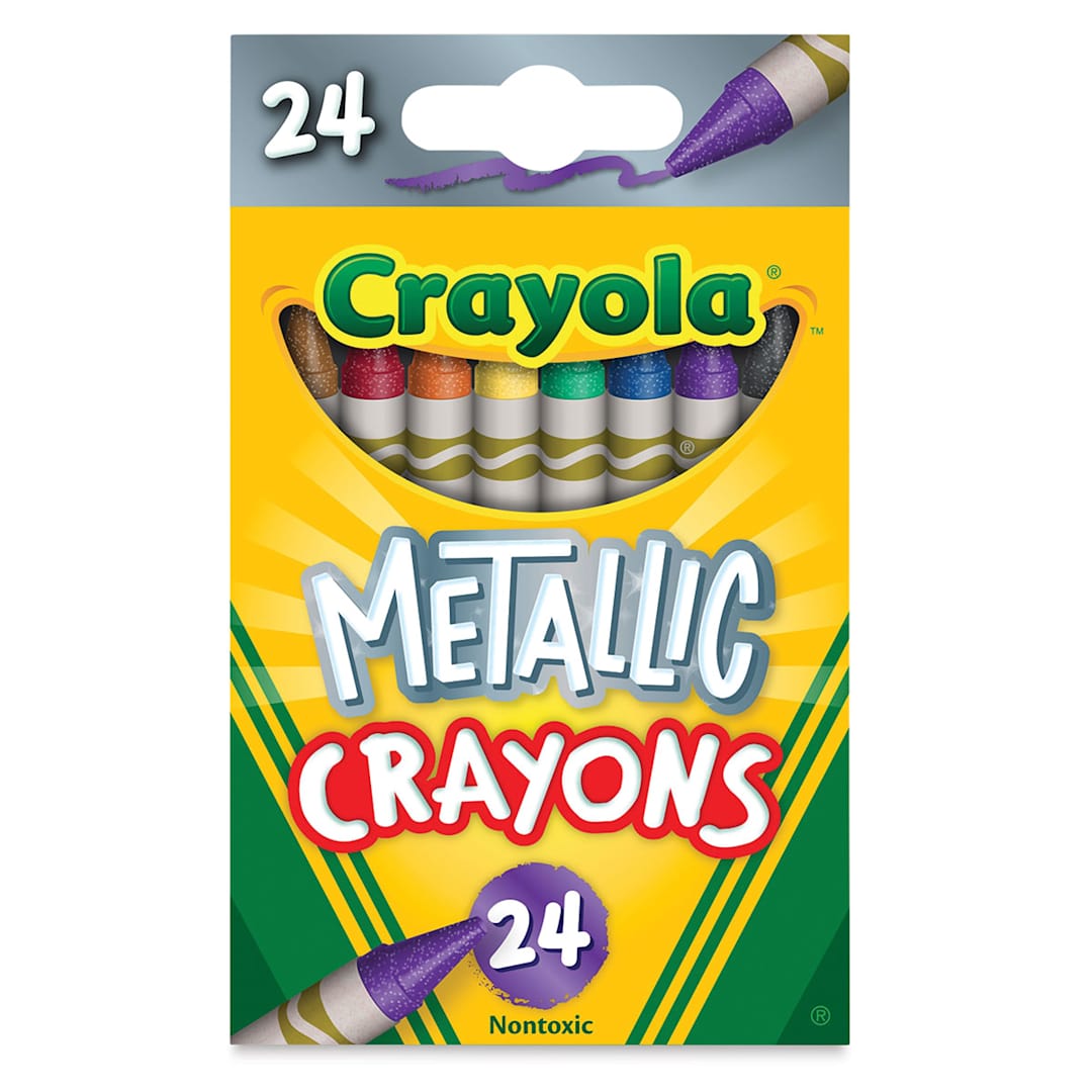 Open in modal - Metallic Crayon Set 24-Color Metallic Set