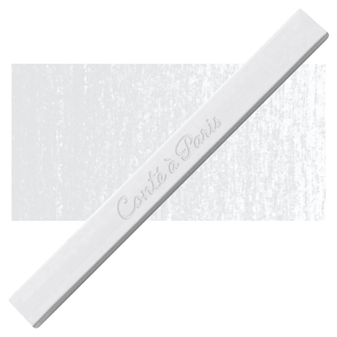 Open in modal - Conté à Paris Sketching Pastel Carré - White, HB, Single Crayon and swatch