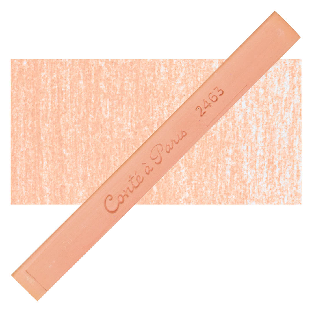 Open in modal - Conté à Paris Colour Pastel Carré - Light Pink 2463, Single Carré and swatch