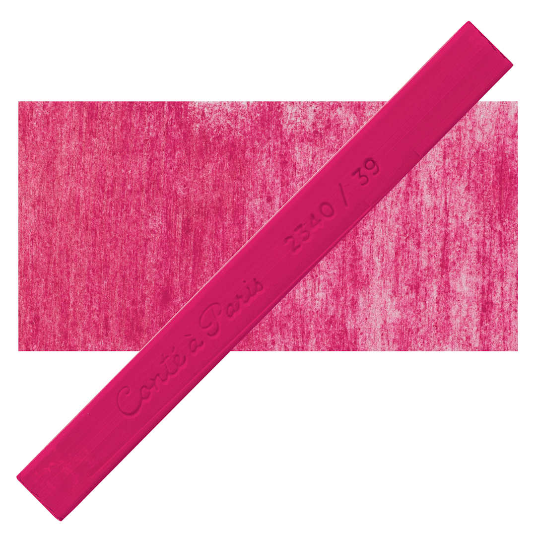 Open in modal - Conté à Paris Colour Pastel Carré - Garnet Red 39, Single Carré and swatch