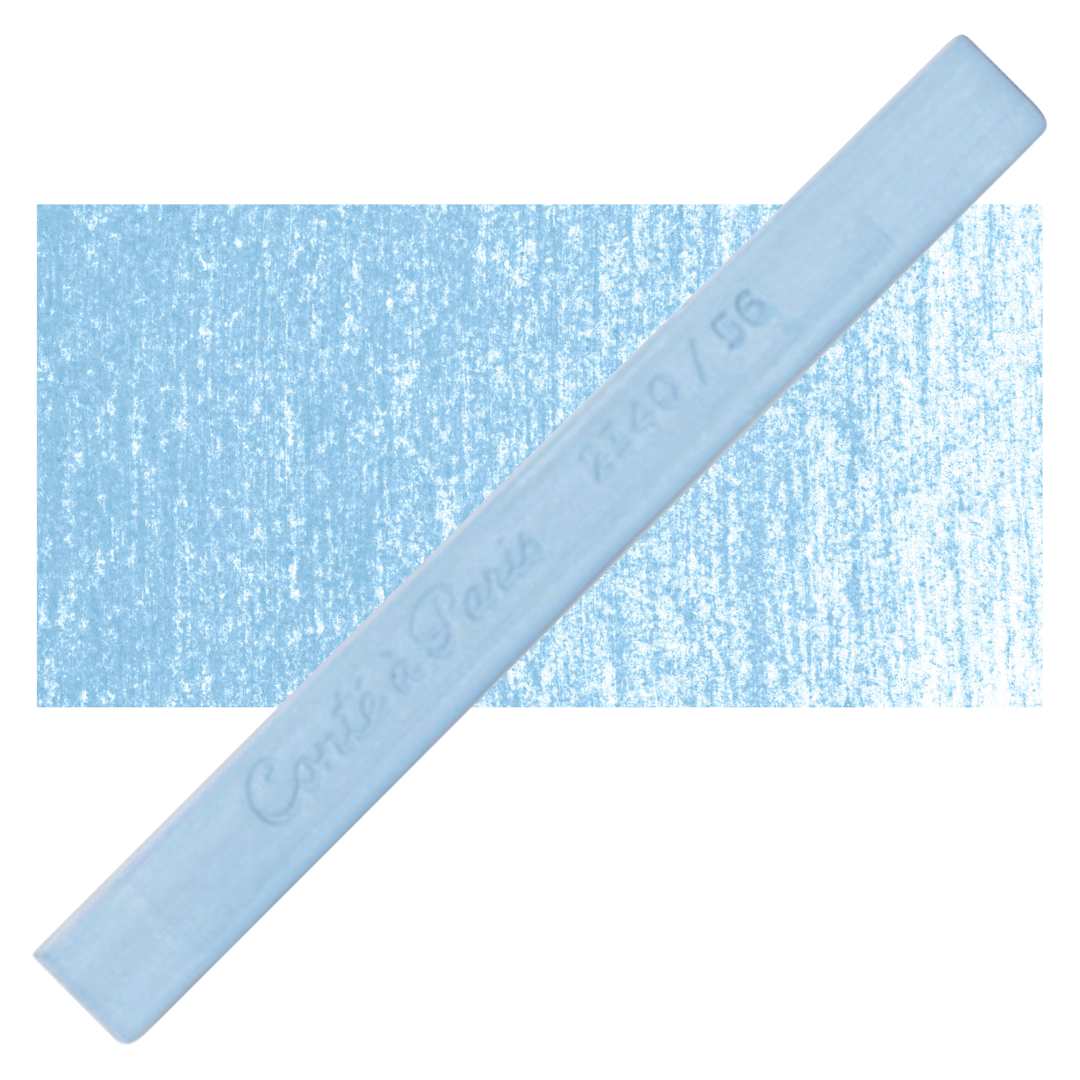 Open in modal - Conté à Paris Colour Pastel Carré - Sky Blue 56, Single Carré and swatch