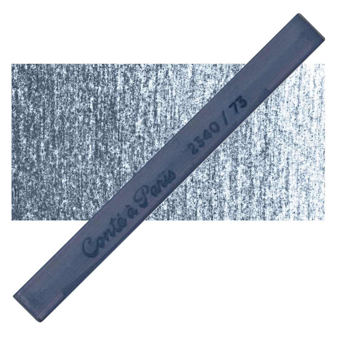 Open in modal - Conté à Paris Colour Pastel Carré - Cold Green 73, Single Carré and swatch