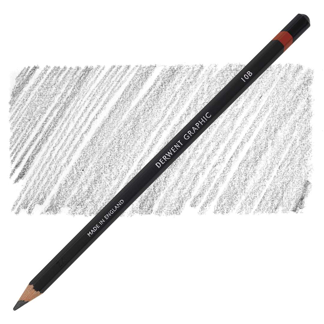 Open in modal - Derwent Graphic Pencil - Hardness 10B pencil and swatch