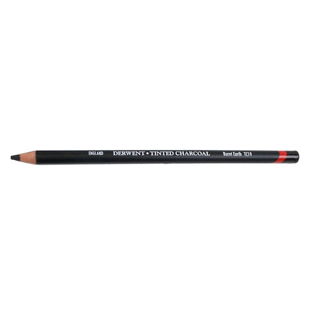Open in modal - Tinted Charcoal Pencils Burnt Earth