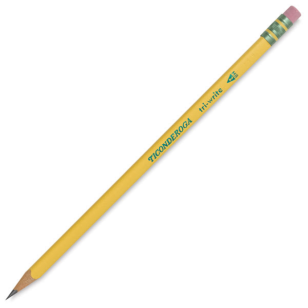 Open in modal - Dixon Ticonderoga Tri-Write Pencils, single sharpened pencil shown