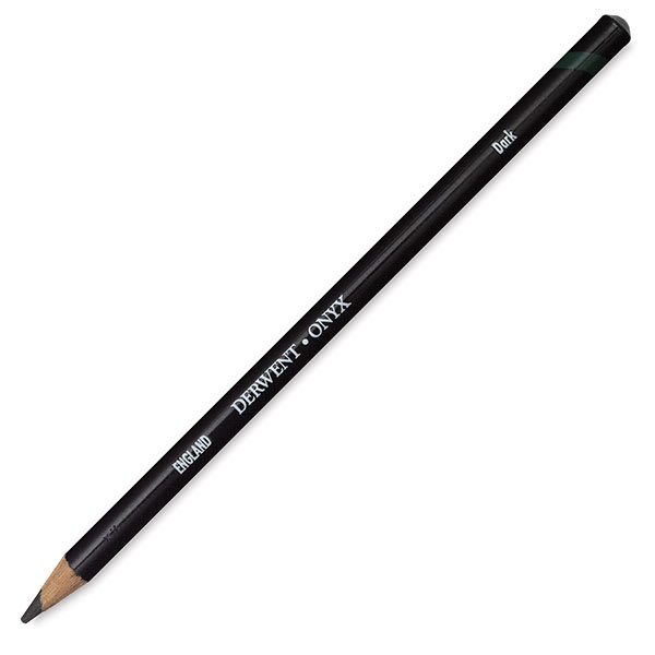 Open in modal - Derwent Onyx Pencils - Dark Tone pencil shown at angle