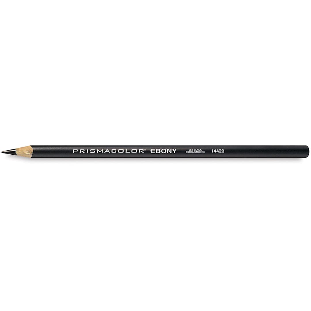Open in modal - Prismacolor Ebony Pencil - Graphite, Pkg of 12, single pencil