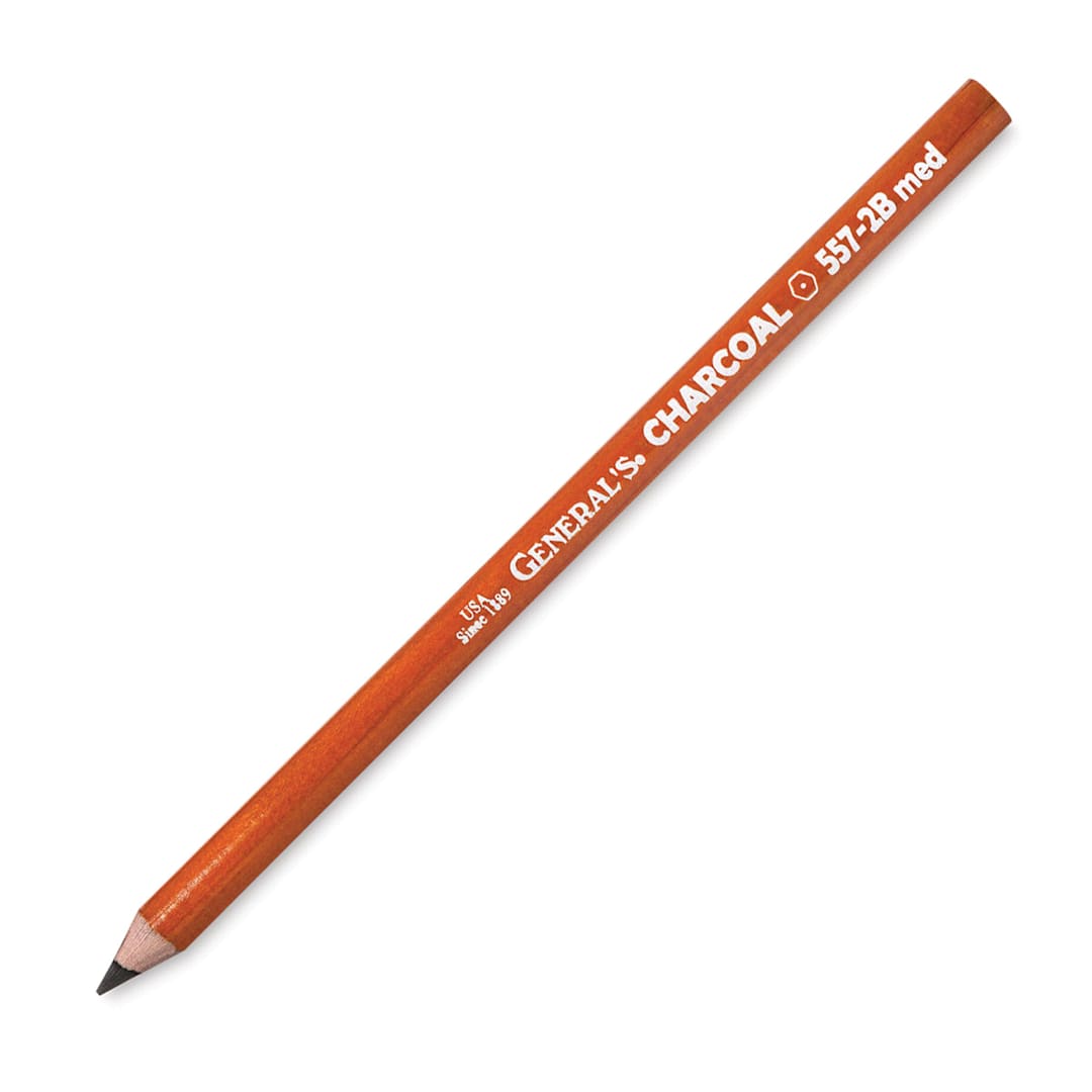 Open in modal - General's Charcoal Pencil - Black, 2B