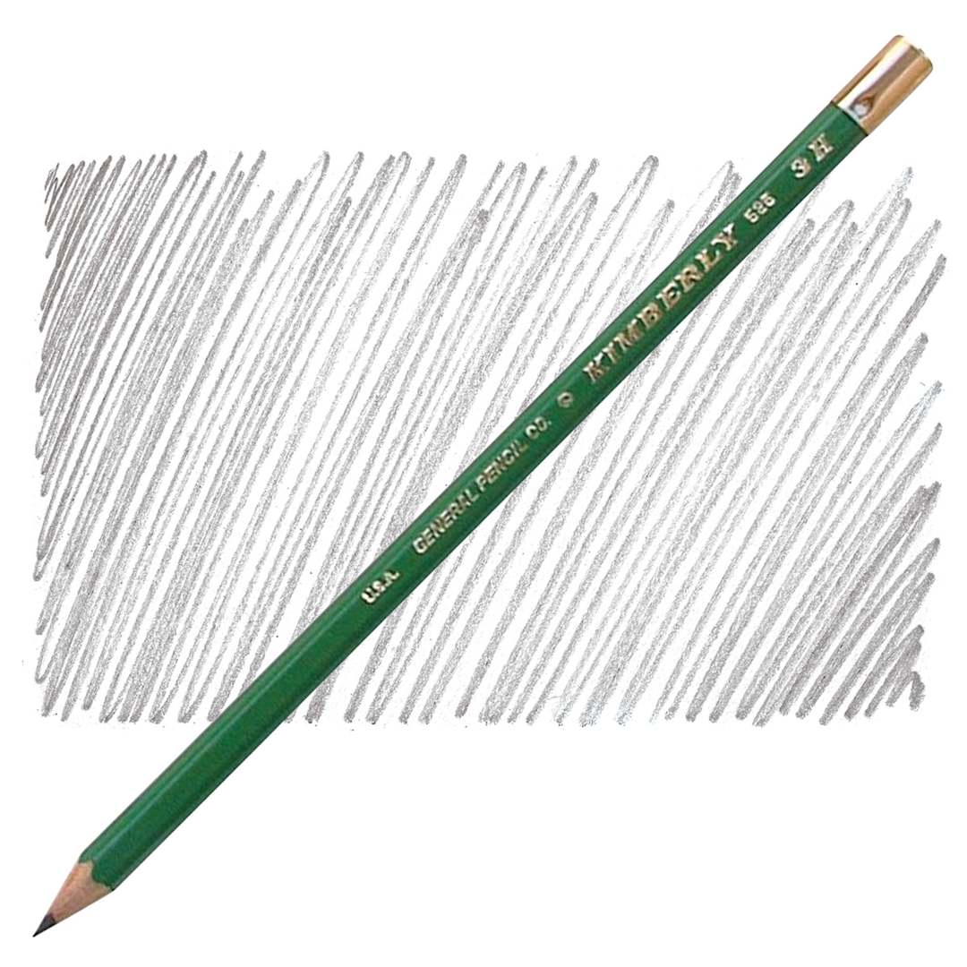 Open in modal - General's Kimberly Drawing Pencil - 3H pencil and swatch